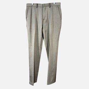 Kenneth Cole Khaki Dress Slacks 32x32 Tailored Fit Quiet Luxury Workwear